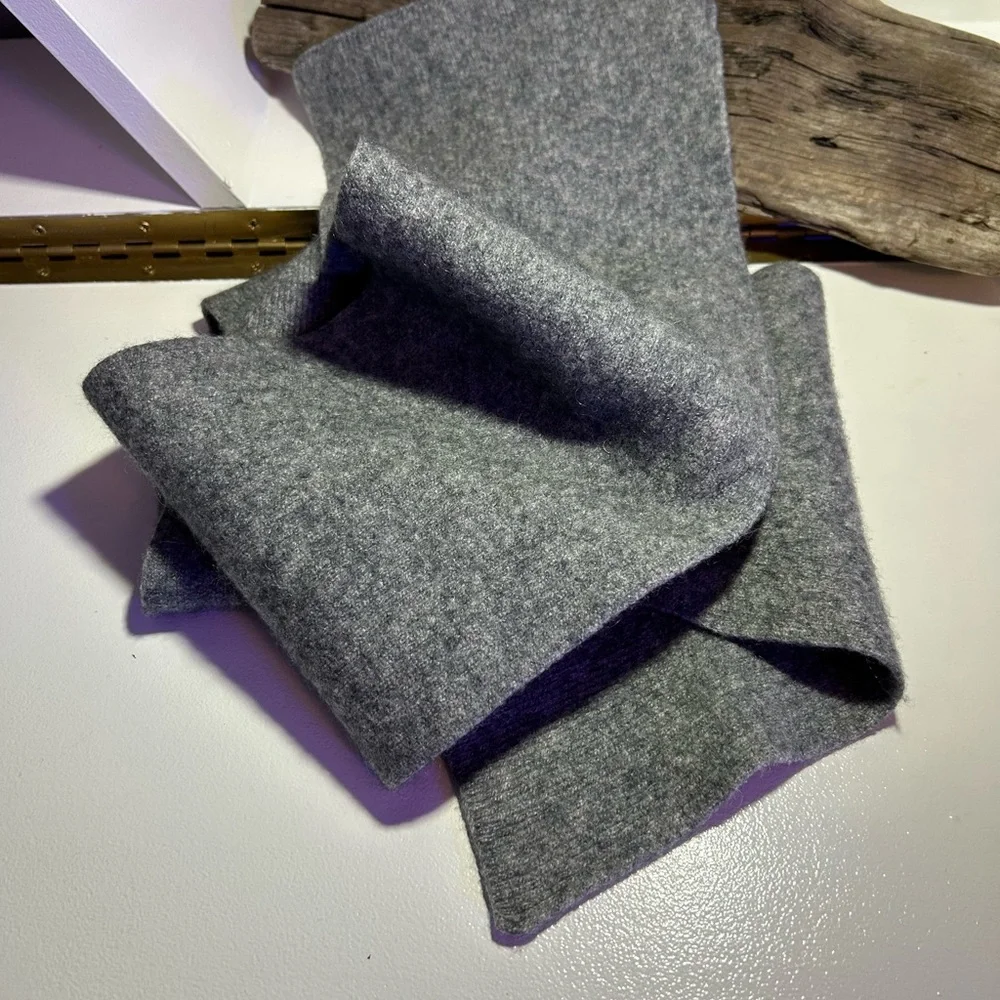 Gray Wool‎ Scarf